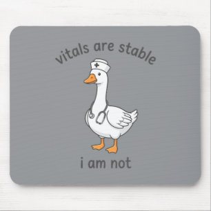 Lebenszeichen Sind Stabil Nicht Lustig Gans Kranke Mousepad
