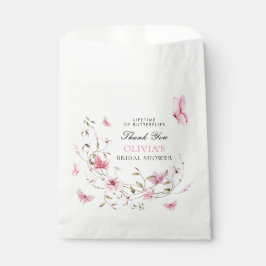 Lebenszeit der Schmetterlinge Blumenbeete Brautpar Geschenktütchen