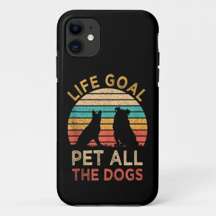 Lebensziel Haustier alle Hunde Funny Vintagen Hund Case-Mate iPhone Hülle