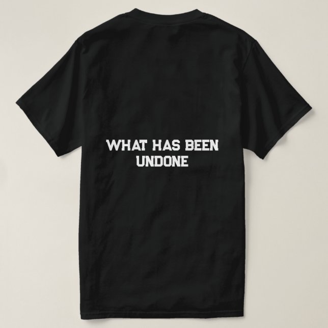 Lebenszitat T-Shirt (Design Rückseite)