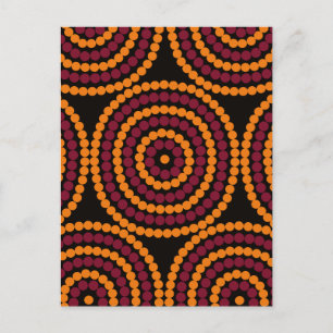 Lebenszyklus der Aborigines Postkarte