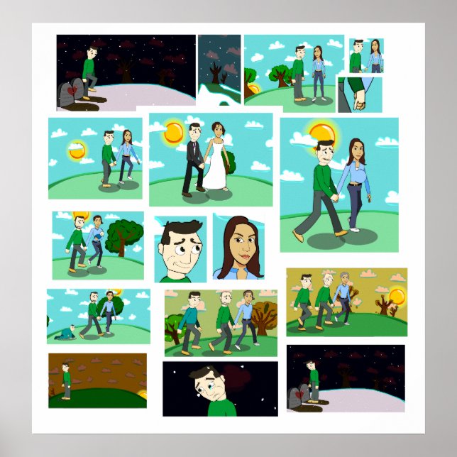 Lebenszyklus-Poster Poster (Vorne)