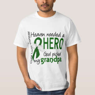 Leber-Krebs-Himmel benötigte einen Held-Großvate T-Shirt