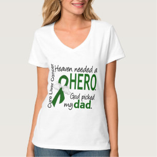 Leber-Krebs-Himmel benötigte einen Held-Vater T-Shirt