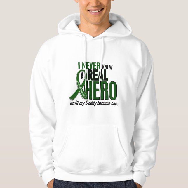 Leber-Krebs KANNTE NIE einen HELD 2 Vati Hoodie (Vorderseite)