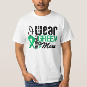 Leber-Krebs trage ich Smaragdgrün für meine Mamm T-Shirt