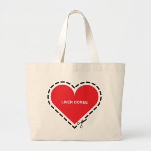 Leberdonee-riesige Taschen-Tasche Jumbo Stoffbeutel