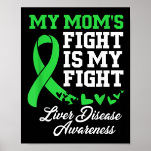 Lebererkrankungen Bewusstsein meine Mamas kämpfen  Poster