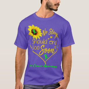 Leberkrebs-Bewusstsein Keine Geschichte sollte zu T-Shirt