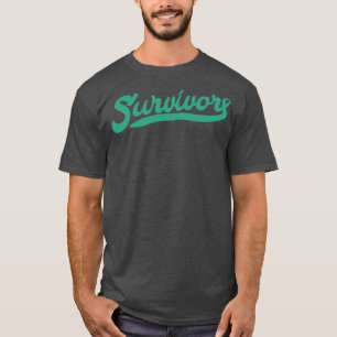 Leberkrebs-Bewusstsein Überlebende Grünes Band Ges T-Shirt
