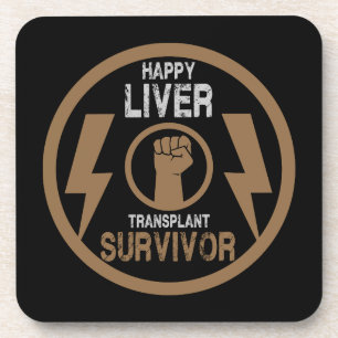 Lebertransplantation Getränkeuntersetzer