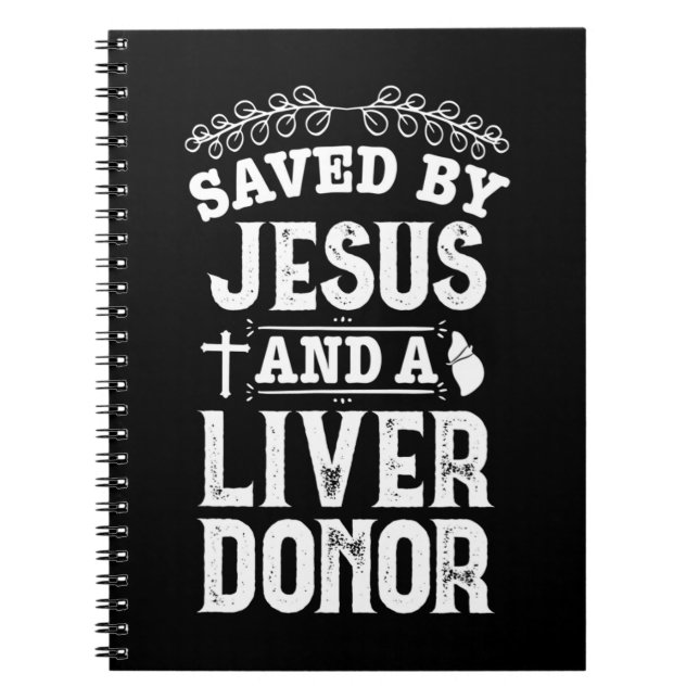 Lebertransplantation Jesus Organspender Operation  Notizblock (Vorderseite)
