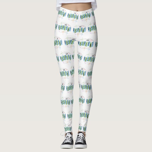 Lebertransplantation Retrostil Leggings (Vorderseite)