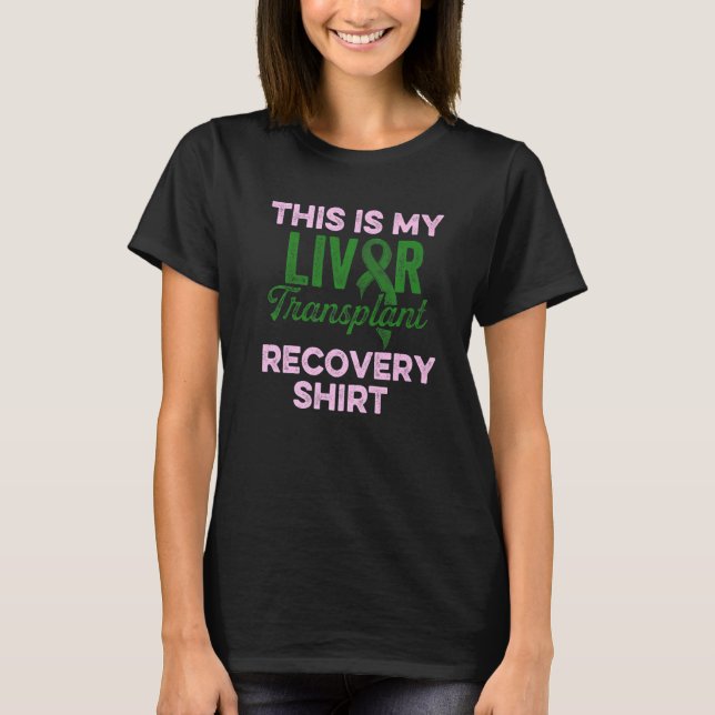 Lebertransplantation Survivor Gewitterorgan 4 T-Shirt (Vorderseite)