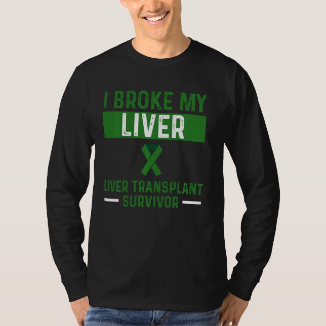 Lebertransplantation Überlebende Loyal Organ Warri T-Shirt (Vorderseite)