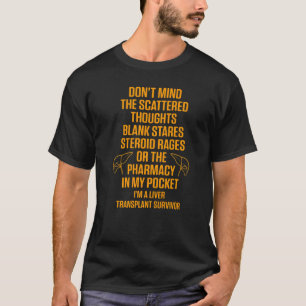 Lebertransplantations-Überlebende Apotheke Organ W T-Shirt