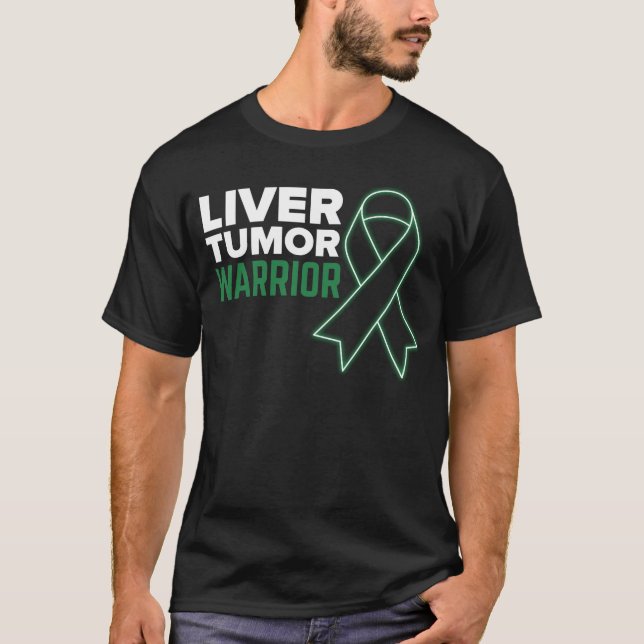 Lebertumorüberleben Krebsbewusstsein Leberkrebs T-Shirt (Vorderseite)