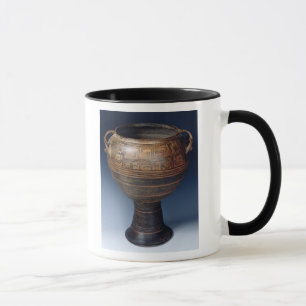 Lebes verzierte mit einem geometrischen Muster Tasse