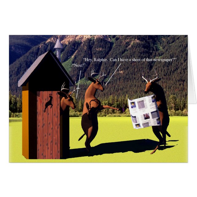 Lebewesen - Rotwild, lieber John - Nebengebäude (Vorderseite (Horizontal))