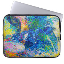 Lebhafte Abstrakte Cat Art Print