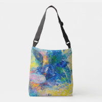 Lebhafte Abstrakte Cat Art Print