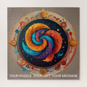 Lebhafte Abstrakte Himmelswelt Zodiac Sign Dreamsc