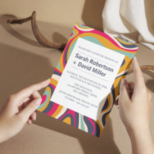 Lebhafte Abstrakte Hochzeit