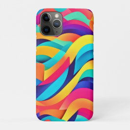 Lebhafte Abstrakte Kunst der Wavy Case-Mate iPhone Hülle