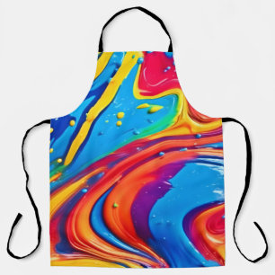 Lebhafte Abstrakte Kunst Schürze
