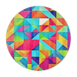 Lebhafte Abstrakte Muster Schneidebrett