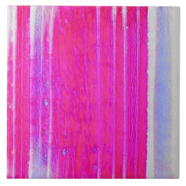 Lebhafte Abstrakte Rosa und Lila Streifen Kunst, D Fliese