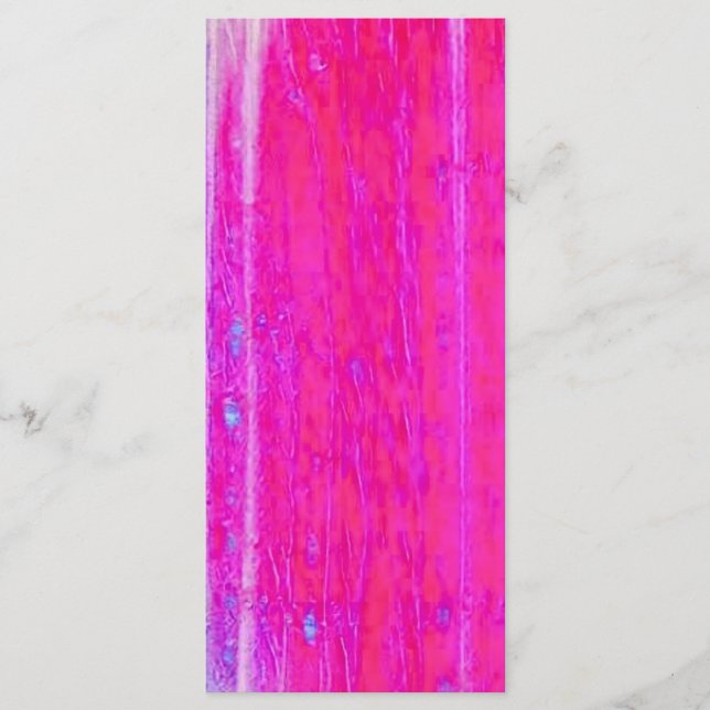 Lebhafte Abstrakte Rosa und Lila Streifen Kunst, D Menükarte (Vorderseite)