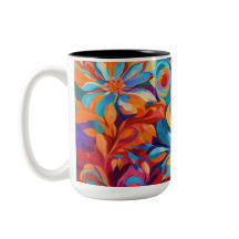 Lebhafte Abstrakte Tasse