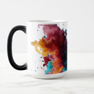 Lebhafte Abstrakte Tasse des Farbschlauchs