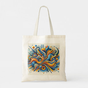 Lebhafte Abstrakte Tote-Tasche Tragetasche