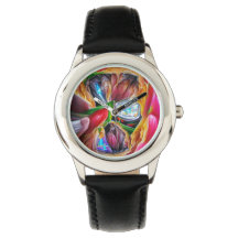 Lebhafte Abstrakte Tulip Reflections