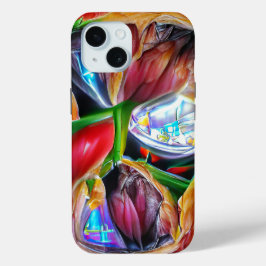 Lebhafte Abstrakte Tulip Reflections Case-Mate iPhone Hülle
