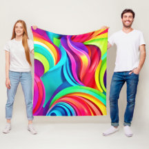 Lebhafte Abstrakte Waves in dynamischer Farbe