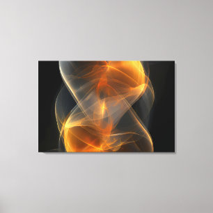 Lebhafte Abstrakte Wirbel Art Print Leinwanddruck