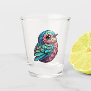 Lebhafte Atmosphäre Schnapsglas