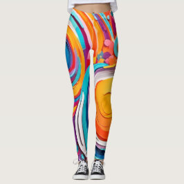 Lebhafte Badaist Art Colors Leggings