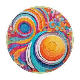 Lebhafte Badaist Art Colors Schneidebrett