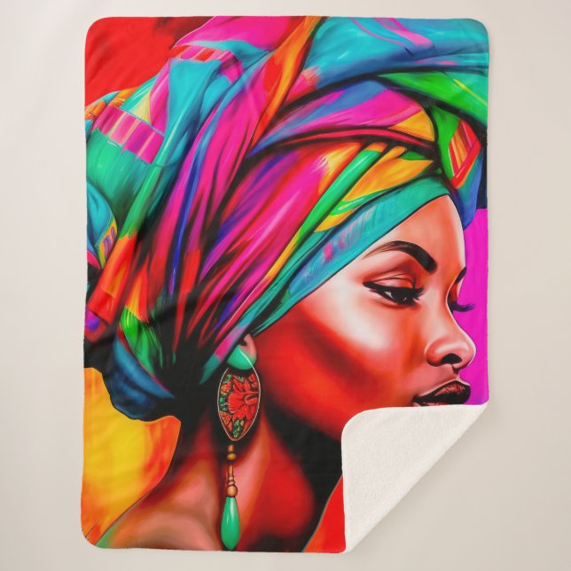 Lebhafte Beauty Serie 1 Sherpadecke (Vorderseite)