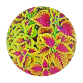 Lebhafte Blätter Pattern Dance Schneidebrett