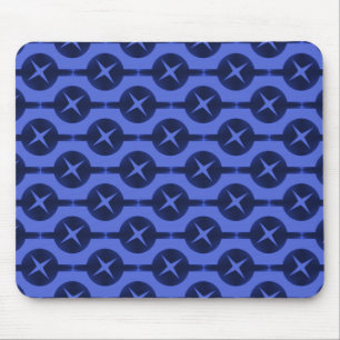 Lebhafte blaue, gelegentliche Kreise Mousepad