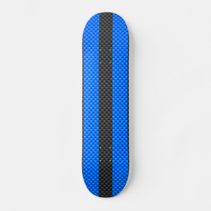 Lebhafte blaue Streifen für die Racing-Ausführung  Skateboard