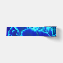 Lebhafte blaue und Aquamarine Carnation-Blume Ripsband