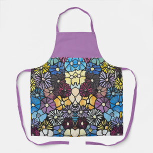 Lebhafte Blume Bouquet Schürze