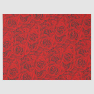 Lebhafte Blume der Rose Nahtloses Muster, floralro Seidenpapier