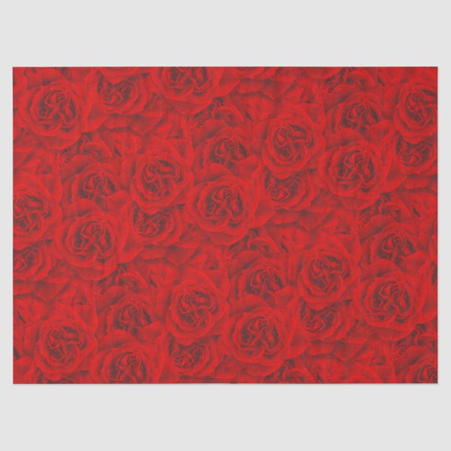 Lebhafte Blume der Rose Nahtloses Muster, floralro Seidenpapier (Vorderseite)